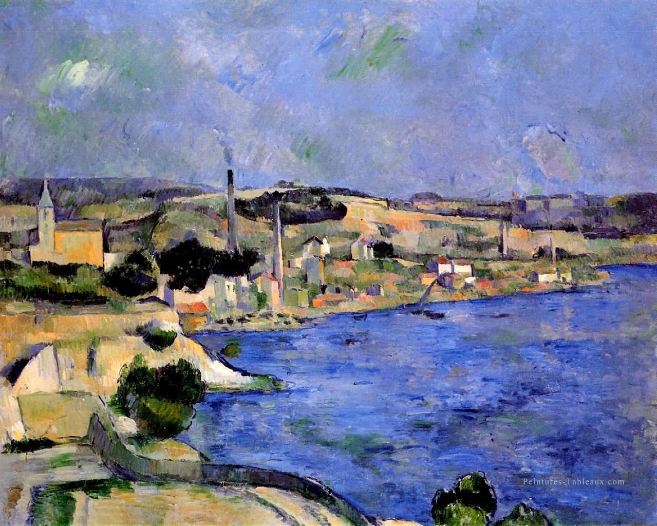 La Baie d’lEstaque et Saint Henri Paul Cézanne Peintures à l'huile